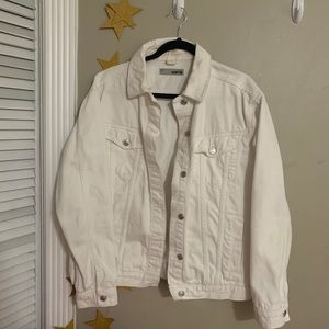white topshop denim jacket